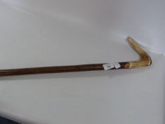 Horn and Antler Griped Walking Stick
