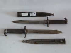 Two Swedish Bayonets – Circa 1896
