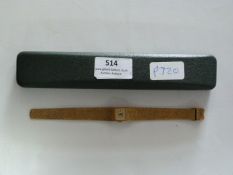 Gold Plated Ladies Wrist Watch