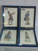 Four Martell Cognac Prints