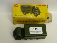 Dinky Toys 623 Army Covered Wagon and a Boxed and a Unboxed Small Mobile Fighting Unit