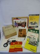 Assorted Motorcycle Manuals