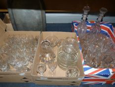 Three Boxes of Vintage Glassware