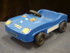 Blue Pedal Car