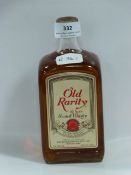 Bottle of Old Rarity Scotch Whiskey