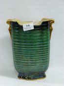 Crown Devon Green Vase