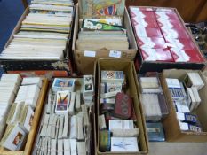 Large Collection of Tea & Cigarette Cards, Etc