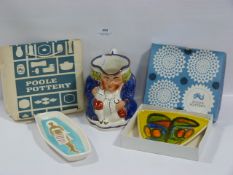 Hornsea Pottery Dish, Paul Dish and a Vintage Toby Jug
