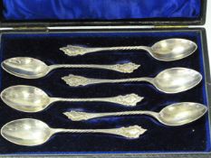 Boxed Set of Silver Coffee Spoons (Approx 59g)