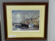 Jack Rigg Print of Whitby Harbor