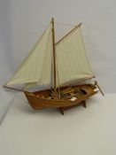 Scratch Built Model of a Sailing Boat