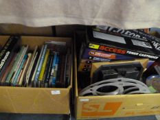 Box of Books and Another of Clocks and Games