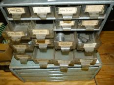 *Set of Component Drawers Containing 1/4