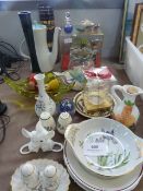 Spode Pottery, Glassware, Teapot, Etc