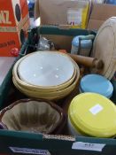 Vintage Kitchenware, Panchions, Breadboards, Jelly Moulds, Enamel Ware, Etc