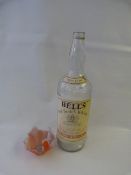 Large Bell Whiskey Bottle