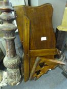 Oak Wall Mounted Folding Table, Table Base, Etc