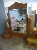 Pine Dressing Table Mirror