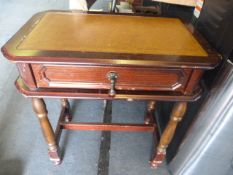 Small Mahogany Side Cabinet with Single Drawer
