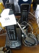 *Three Panasonic Remote Telephones