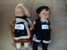 Pair of Vintage Dolls