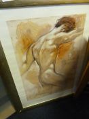 Gilt Framed of a Nude Male