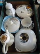 Box of Midwinter Tureens, Coffee Pots, Etc