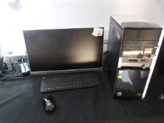 *Hp Envy Beats Audio Tower with Hp 700 Monitor Screen and Keyboard