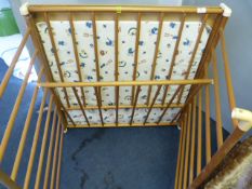 Vintage Wooden Playpen