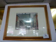 Gilt Framed Lowry Print
