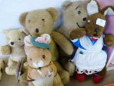 Selection of Vintage Teddies, Etc
