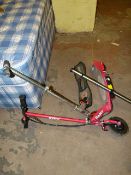 Razor Battery Operated Electric Scooter and a Razor Flicker Scooter