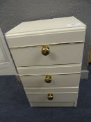 Three Drawer Bedside Cabinet