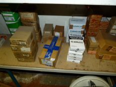 *Mixed Lot of Hardware Consisting of Aluminium Rivets, Door Locks, Plastic Screw Covers, Cupboard