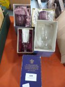 Five Boxed Wedgwood Goblets