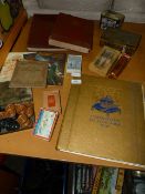Set of Early Darts, Harmonica, Meccano Magazines, Cards, Etc
