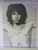 Large Oil on Canvass Jim Morrison