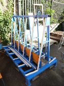 Double Sided Mobile Glass Rack