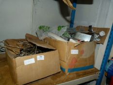 Assorted Stainless Steel Wall Ties, Joist Hangers, Etc