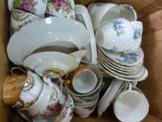 Box Containg Part Tea Set