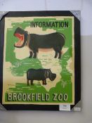 Oil on Canvas Lookfields Zoo Hippos