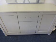 *Grey Two Door Three Drawer Sideboard