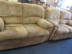 Pair of Two Seat G-Plan Sofas in Brown