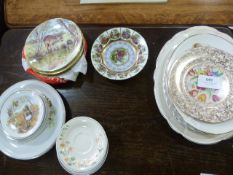 Meat Plates and DEcorative Wall Plates, Etc