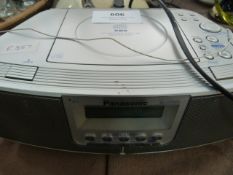 Panasonic CD XPS Clock Radio