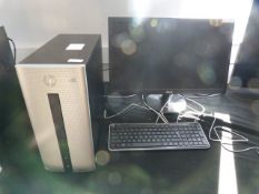 *Hp Pav550 Tower with Asus Monitor and Hp Keyboard