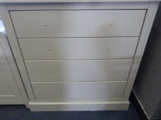 *Grey Four Tier Chest of Drawers