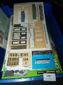 Cardboard Station Buildings