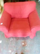 Red Upholstered Chair