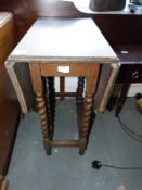 Oak Barley Twist Table